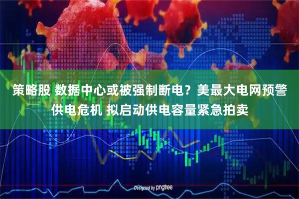 策略股 数据中心或被强制断电？美最大电网预警供电危机 拟启动供电容量紧急拍卖